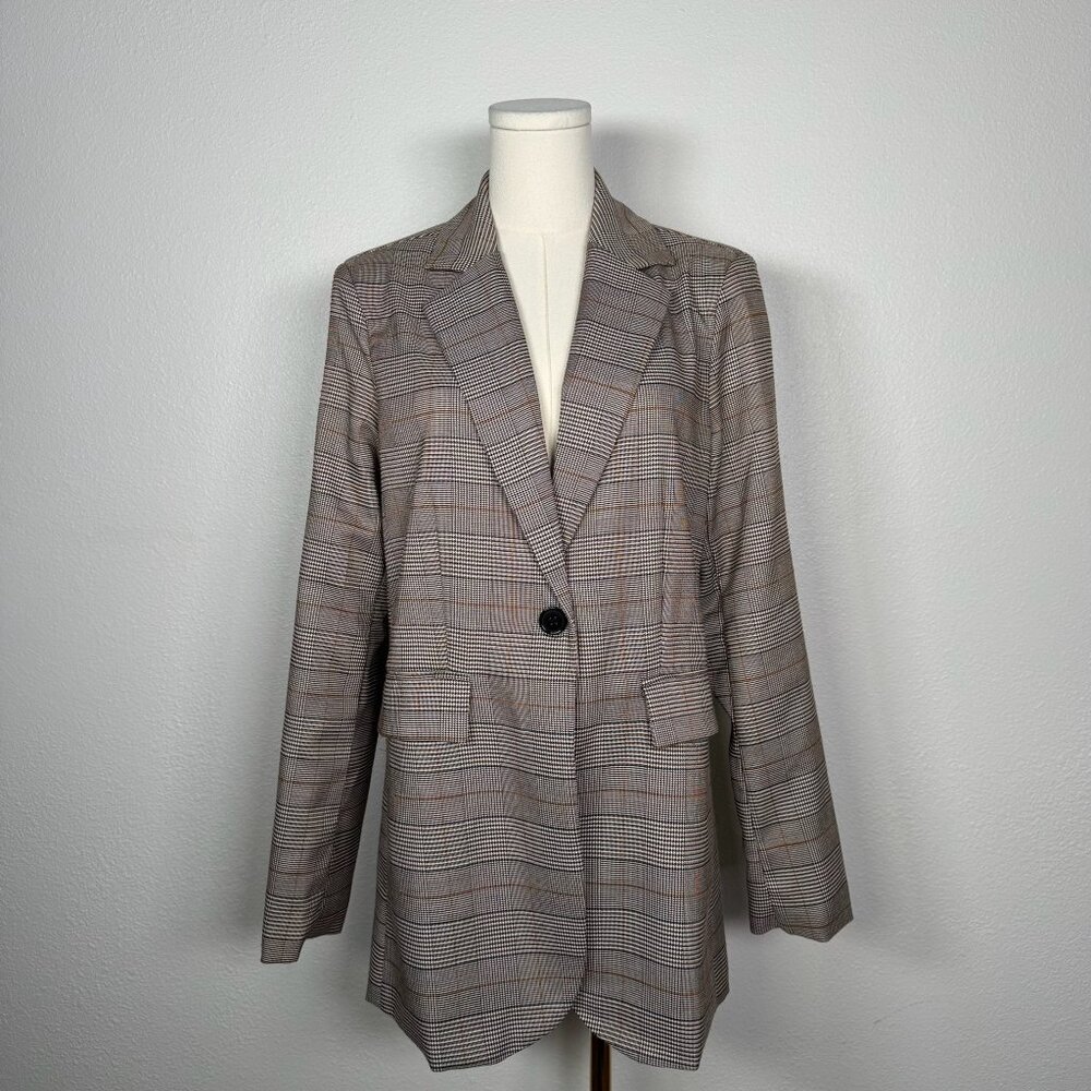 One N More Blazer Plaid Blazer - Size S
